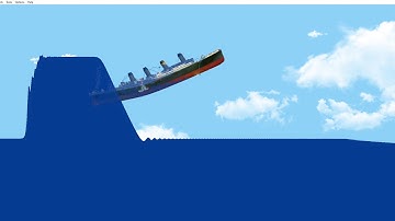 Titanic Vs SEVERAL TSUNAMIS! | Floating Sandbox 1.12