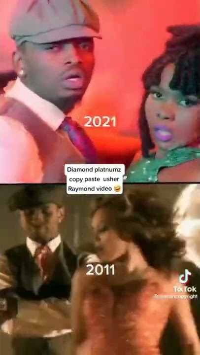 msanii diamond platinumz alivyo copy video ya usher #diamondplatnumz #africa #wasafi #fyp