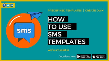 How to use SMS Templates  |  SMSPAD (Step by Step)