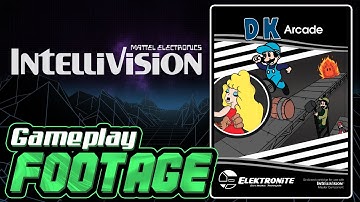 DK Arcade Gameplay Footage for Intellivision