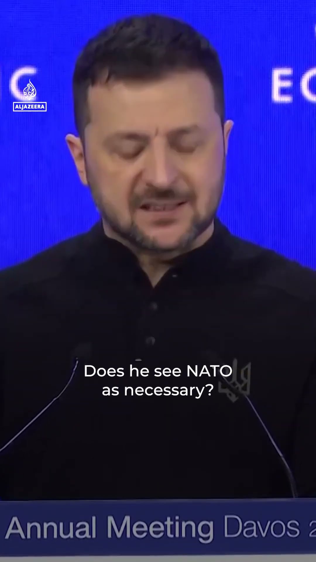 Ukraine’s Zelenskyy questions Trump’s commitment to Europe \u0026 NATO | AJ #shorts
