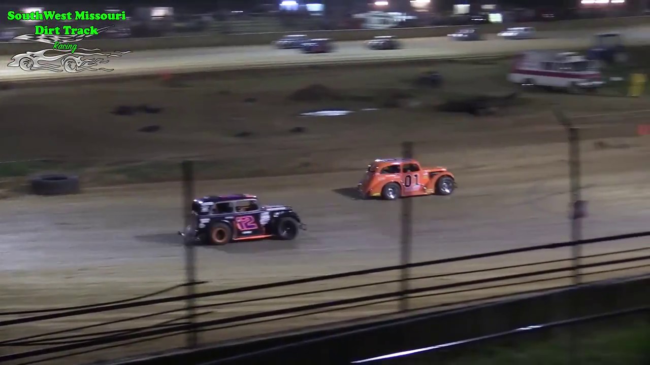 INEX Missouri Dirt Legend Car Main Race Lebanon Midway Speedway 5