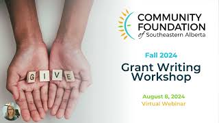 CFSEA's Grant Writing Workshop Fall 2024