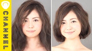 切らなくても印象変えしたい ヘアゴムだけでロングをボブにする方法 C Channel ヘア Youtube