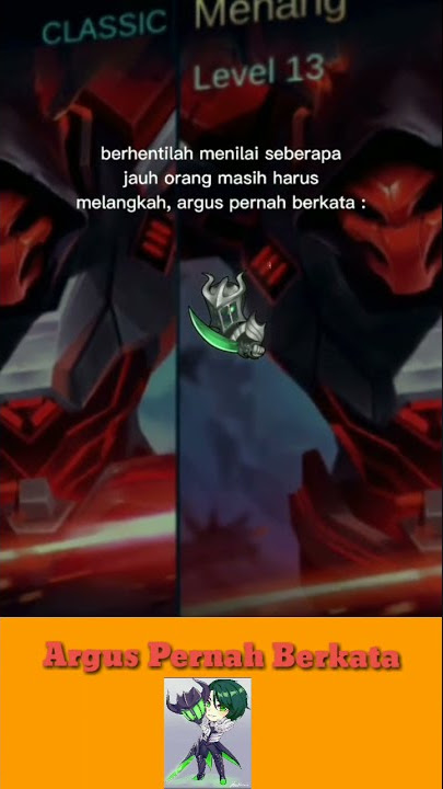 Berhentilah Menilai Seberapa Jauh Orang Masih Melangkah, Ingat Argus Pernah Berkata #Shorts