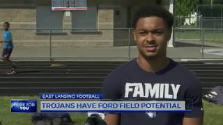 East Lansing Football Showing Ford Field Potential