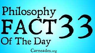 Philosophy Fact of the Day 33 #Shorts