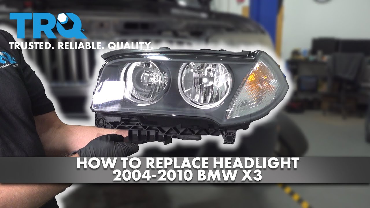 How to Replace Headlights 2004-2010 BMW X3 - YouTube