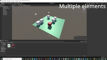 Unity 3d Tutorial C# - How to work with array (single or multiple elements)
