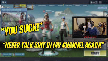 DELLOR DESTROYS TRASH TALKER IN A 1V1 FORTNITE