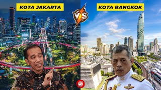 RAJA THAILAND KAGUM LIHAT KEMAJUAN JAKARTA !!! Intip Perbandingan Kota Jakarta VS Kota Bangkok 2023