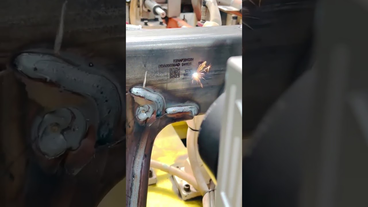 ultra-precise deep laser marking on a chassis — high contrast, permanent