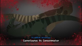 Carnotaurus Vs Majungasaurus | StickNode pro animation