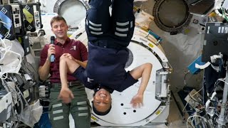 A Q&A from space with NASA astronauts Jeanette Epps and Matthew Dominick