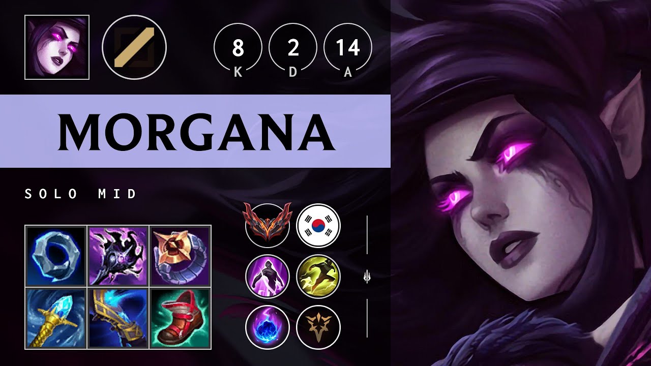 Morgana Mid vs Aurora - KR Grandmaster Patch 25.13