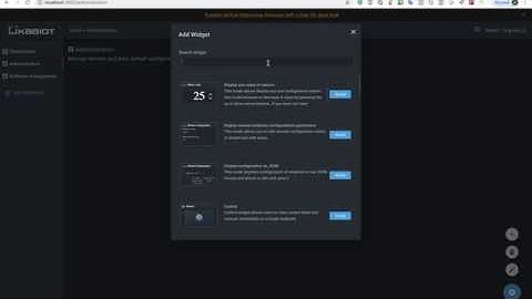 Tutorial: how to connect a device. Part1. Endpoint list widget configuration