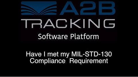 MIL-STD-130 Compliance Requirement