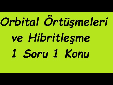 Hibritleşme Ve Orbital Örtüşmesi 1 Soru-1 Konu