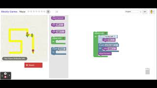 Blockly Games Maze level 8 solution screenshot 3
