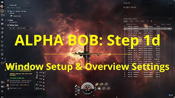 EVE ONLINE - Window Setup & Overview Settings