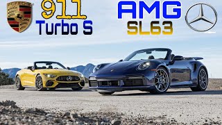 New AMG SL63 vs Porsche 911: DRAG RACE#new #car #mercedes #amg #porsche #911