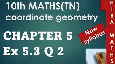 10th maths chapter 5 exercise 5.3 question 2 tn samacheer hiba maths