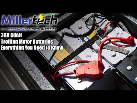 Millertech 36V 60AH Lithium Trolling Motor Battery | Power Your Trolling Motor All Day
