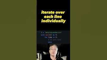 Read large file line by line in Python #python #shorts