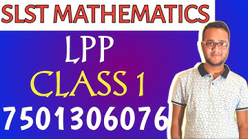 LPP/SLST Mathematics/WBSSC Mathematics/WBMSC Mathematics/MCQ Problem on LPP/Math Series