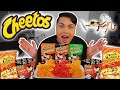 NEW! Trying HOT CHEETOS MAC & CHEESE MUKBANG!