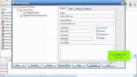 Configuring your website in CuteFTP by VodaHost web hosting