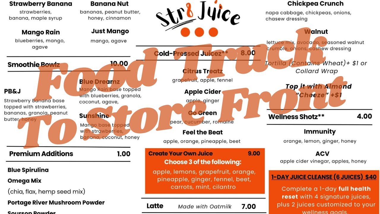 FOOD TRUCK TO STORE FRONT