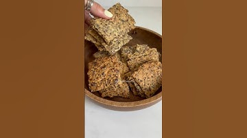 Multiseed Homemade Healthy Crackers 🌾💖🫠✨ #homemade #healthy #crackers #recipe #yummy #vegan