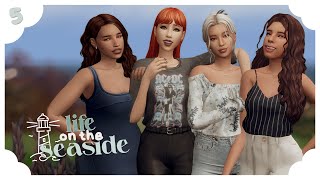 ep O5┊beach day with the girls ⛵ | the sims 4 | life on the seaside ⚓