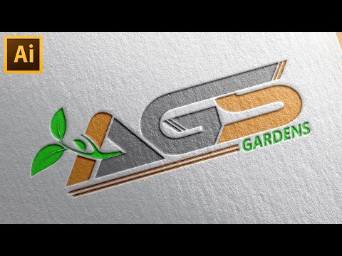 Illustrator Typography logo design tutorial | Illustrator logo design | Logo design Illustrator