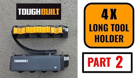 DEEL 2 4X Lange Gereedschapshouder ToughBuilt StackTech Lange Gereedschapshouder TB-B1-A-35