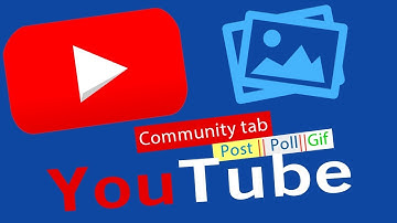 YouTube community post: learn how to add community post by Ts tech talk
