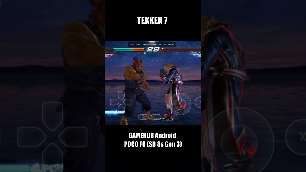 TEKKEN 7 on Android (offline) GameHub POCO F6
