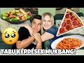 TABU KÉRDÉSEK MARISSAL! 😱 | Pizza, tészta Mukbang 🍕🍝