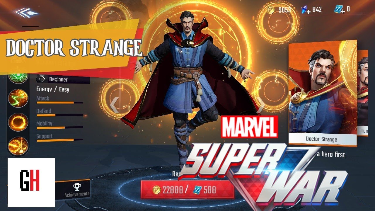 Doctor Strange Skill Set + Gameplay - Marvel Super War