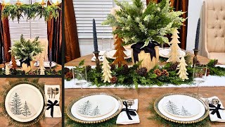 COZY NEUTRAL CHRISTMAS TABLESCAPE IDEAS 2023