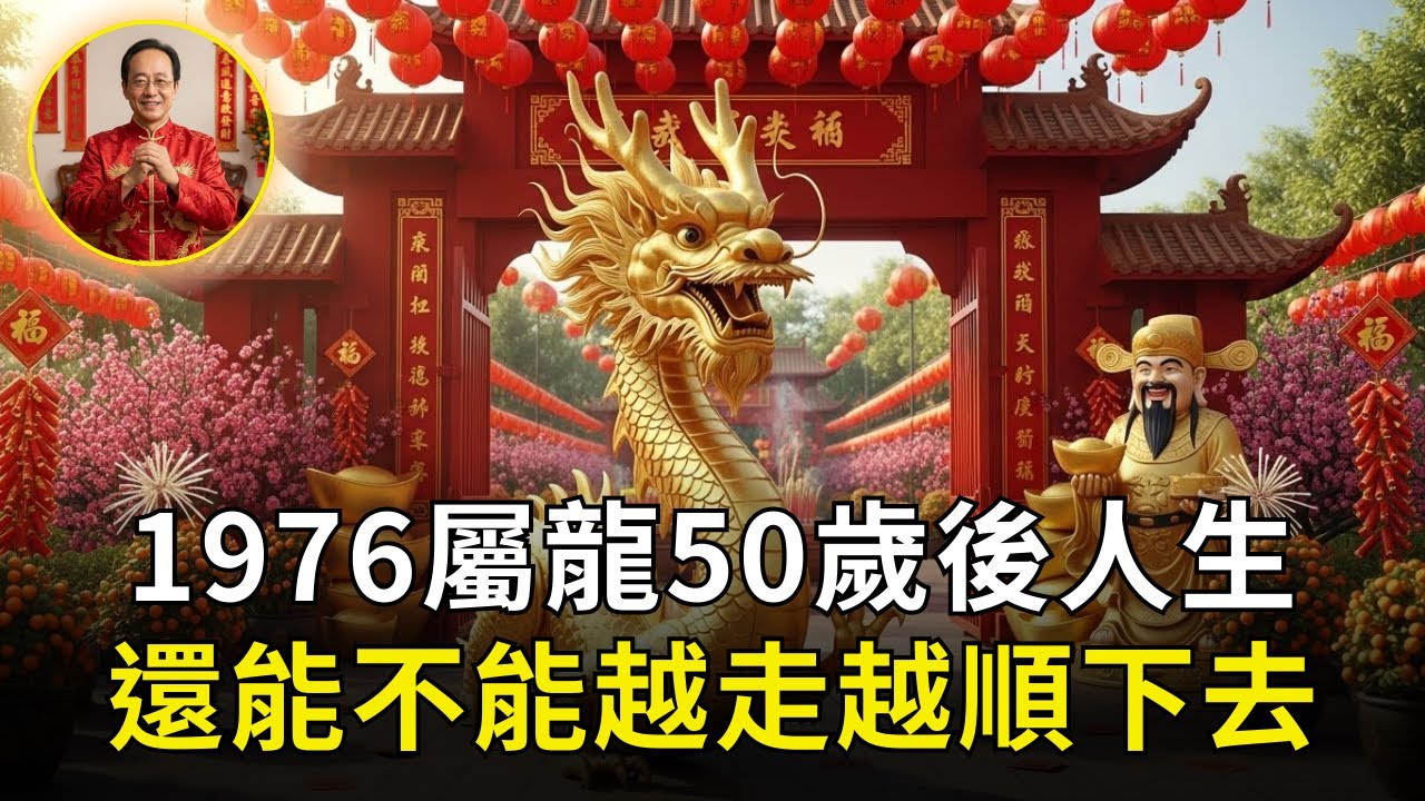 生肖龍：1976年屬龍人的命運！50歲後會越來越順嗎？