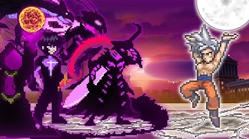 The Goat is finally here Sung Jin Woo VS Goku Op Ultra Instincts In Jump Force Mugen