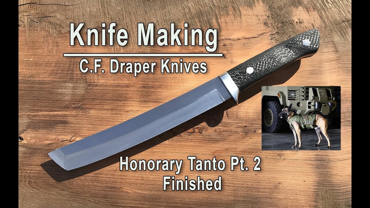 Knife Making Making an Honorary Tanto Part 2 How to make a Tanto YouTube