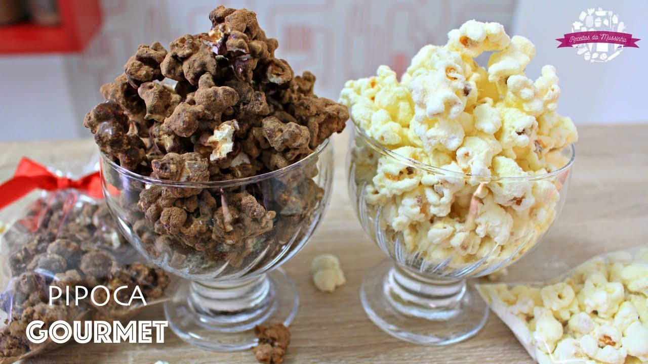 PIPOCA GOURMET DE CHOCOLATE E LEITE NINHO (NO MICROONDAS