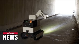 A.I. robot detects fine cracks in tunnels