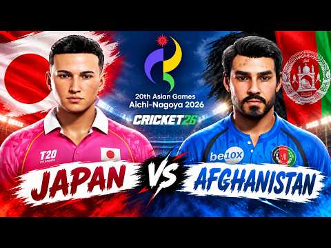 🔴 <strong>Japan</strong> <strong>vs</strong> <strong>Afghanistan</strong> | Asian Games 2026 | Cricket 26 Live - Shyam Playz
