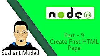 Part - 9 Create Html Page In NodeJs | NodeJs Tutorial In Hindi | OnlyCoding!