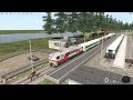 Trainz19 Pikajunan ajelua Kirkonkylä - Itämaa - Kirkonkylä. (Uusi rata)