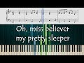 How to play the piano part of oh ms believer by twenty one pilots